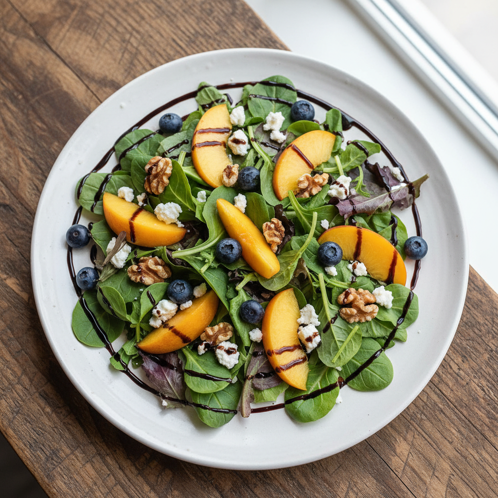 Peach Summer salad