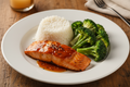 Orange Teriyaki Glazed Salmon