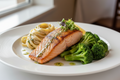 Italian Salmon and High Protein Fettuccine