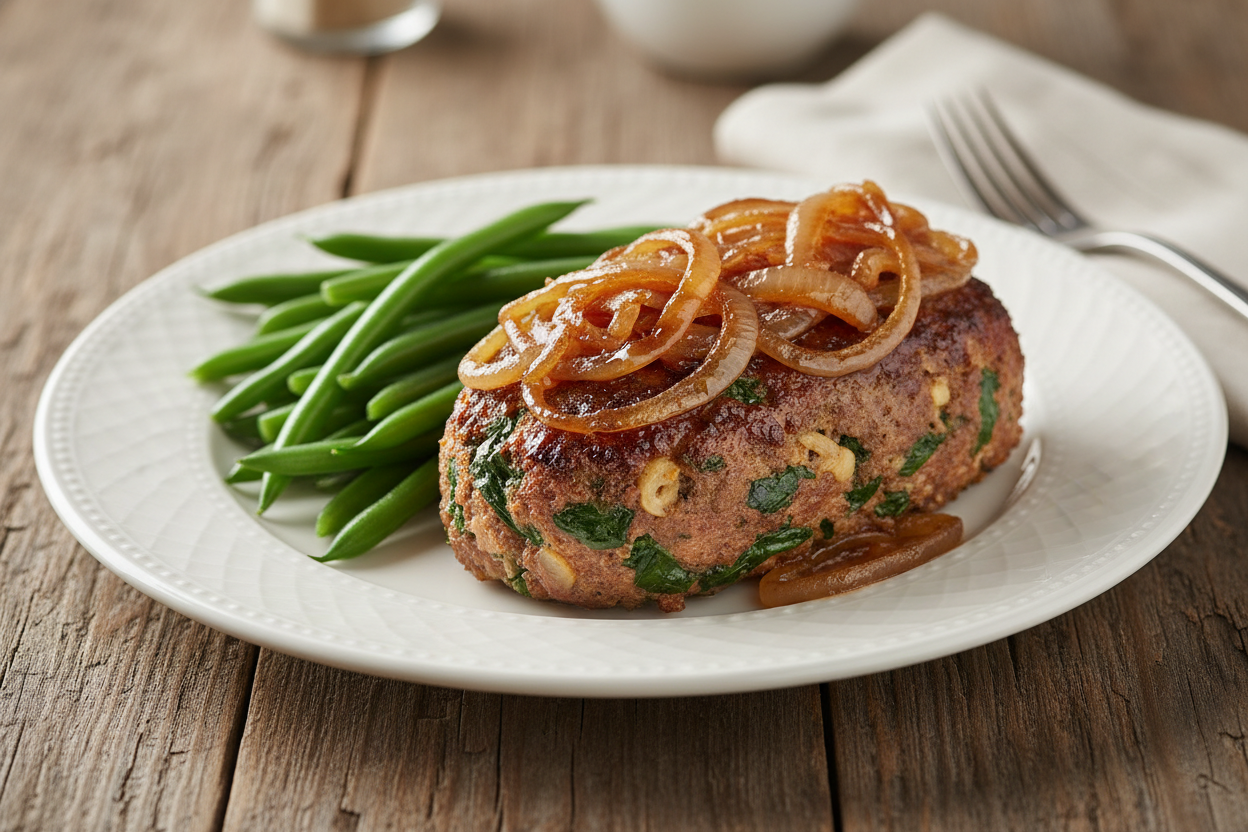 Low Carb French Onion Meatloaf