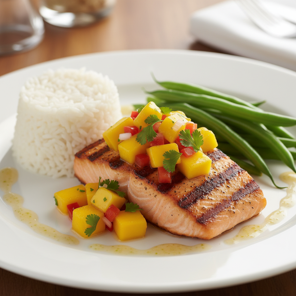 Salmon and Mango Salsa