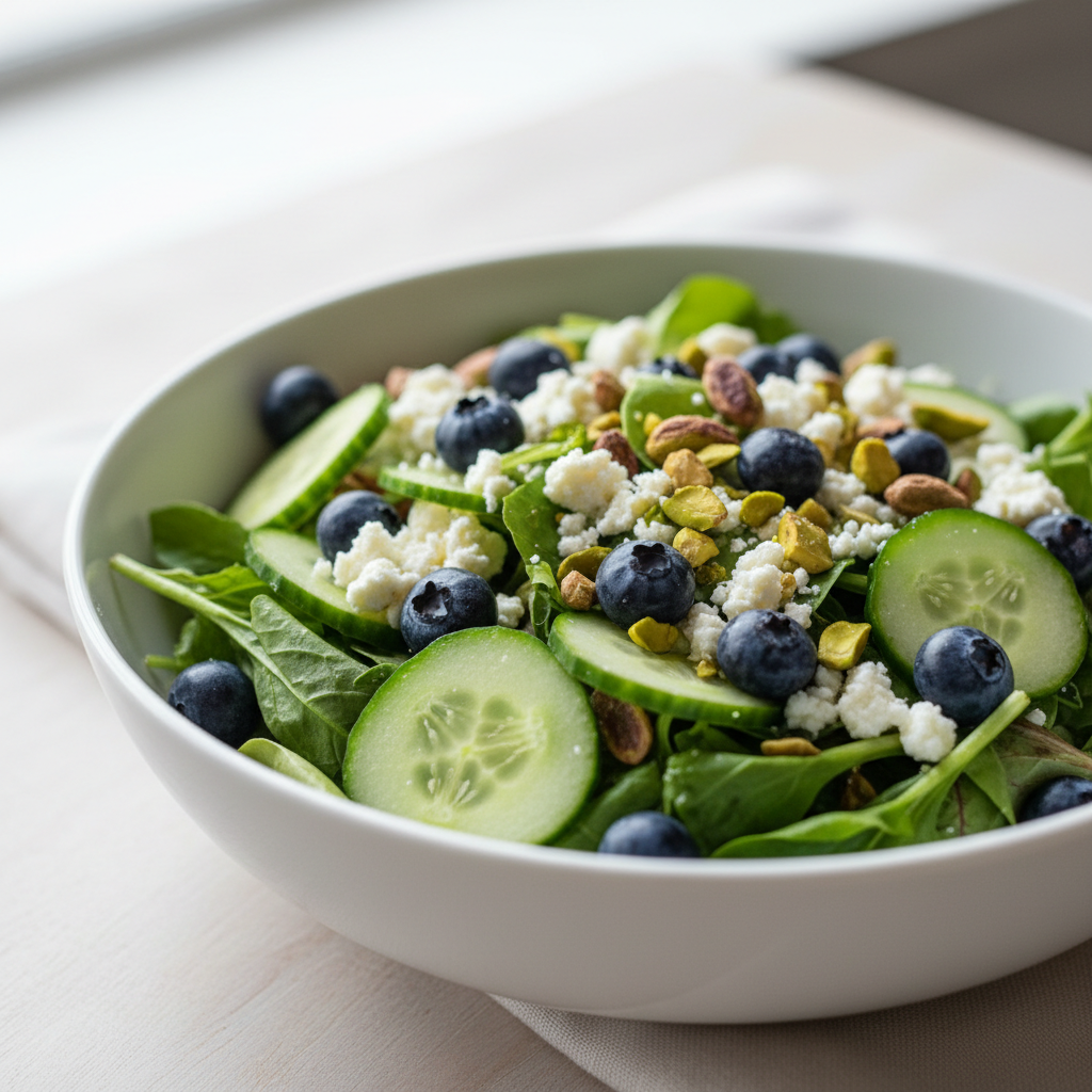 Blueberry Pistacho Spring Salad
