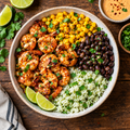 Chile Lime Shrimp Bowls