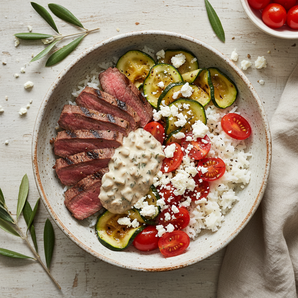 Greek Steak Bowl
