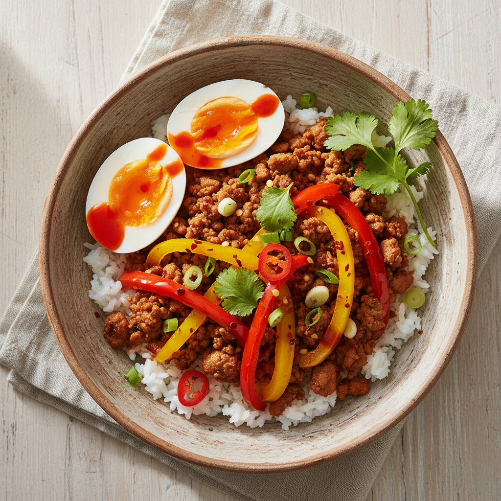 Thai Basil Protein Bowl