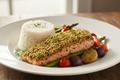 Italian Herb Crusted Salmon